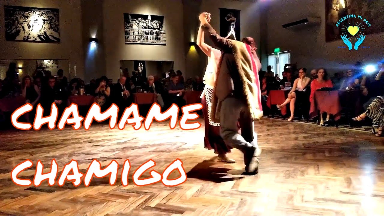 Chamamé, folklore argentino en milonga Parakultural Julia Gorin y Ramon Salinas