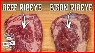 American Bison Steak vs USDA Prime Beef Steak - A Taste-Off!
