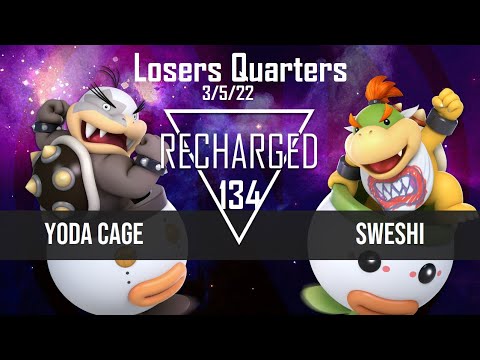 Recharged #134 Losers Quarters - Yoda Cage (Bowser Jr.) vs Sweshi (Bowser Jr.) - SSBU Tournament