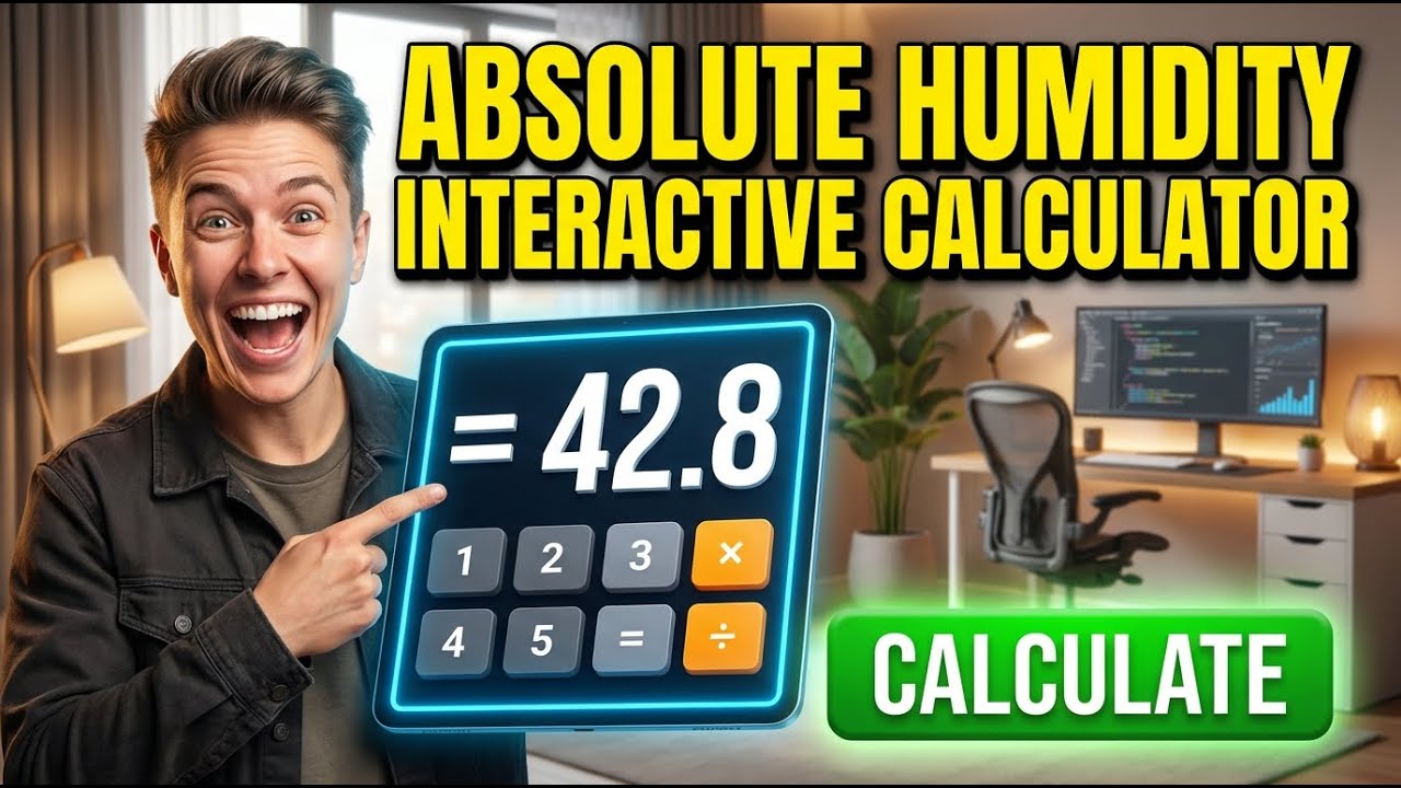 Absolute Humidity Interactive Calculator