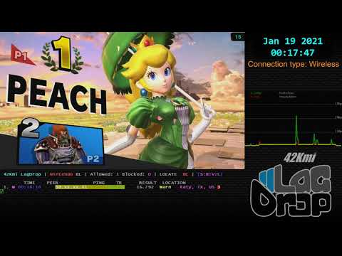 @LagDrop #SmashBros - 2021-01-19 - 10.1.0 - Khaatim [Katy, TX, US] lag
