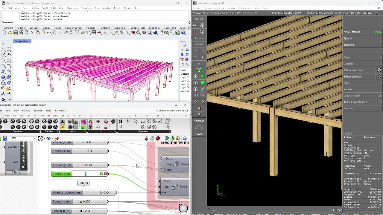 Interoperability Rhino.Inside.Cadwork