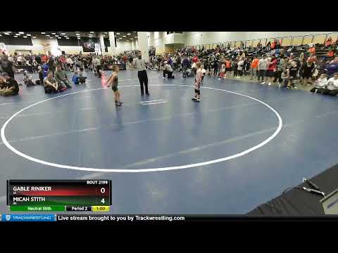 71 Lbs Cons. Round 2 - Micah Stith, IN Vs Gable Riniker, IA Edee