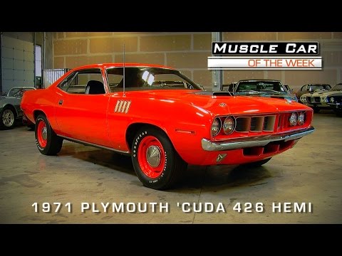 Muscle Car Of The Week Video #68:  1971 Hemi 'Cuda