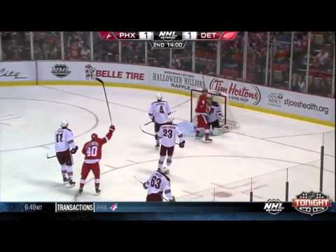 Red Wings vs. Coyotes (10-10-13)