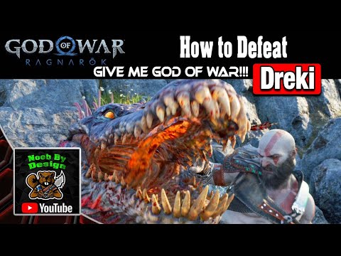 God of War Ragnarok - How to easily beat The Dreki - Give me god of war Difficulty