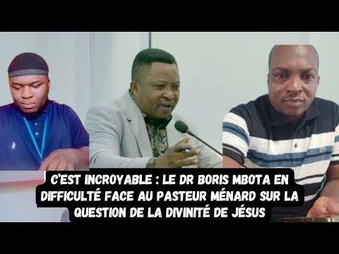 🚨C’EST INCROYABLE🔥LE Dr Boris MBOTA EN DIFFICULTÉ FACE AU PASTEUR MÉNA