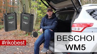 Beschoi UHF Wireless Lavalier WM5 Mikrofon - Unboxing & Review - Riko Best