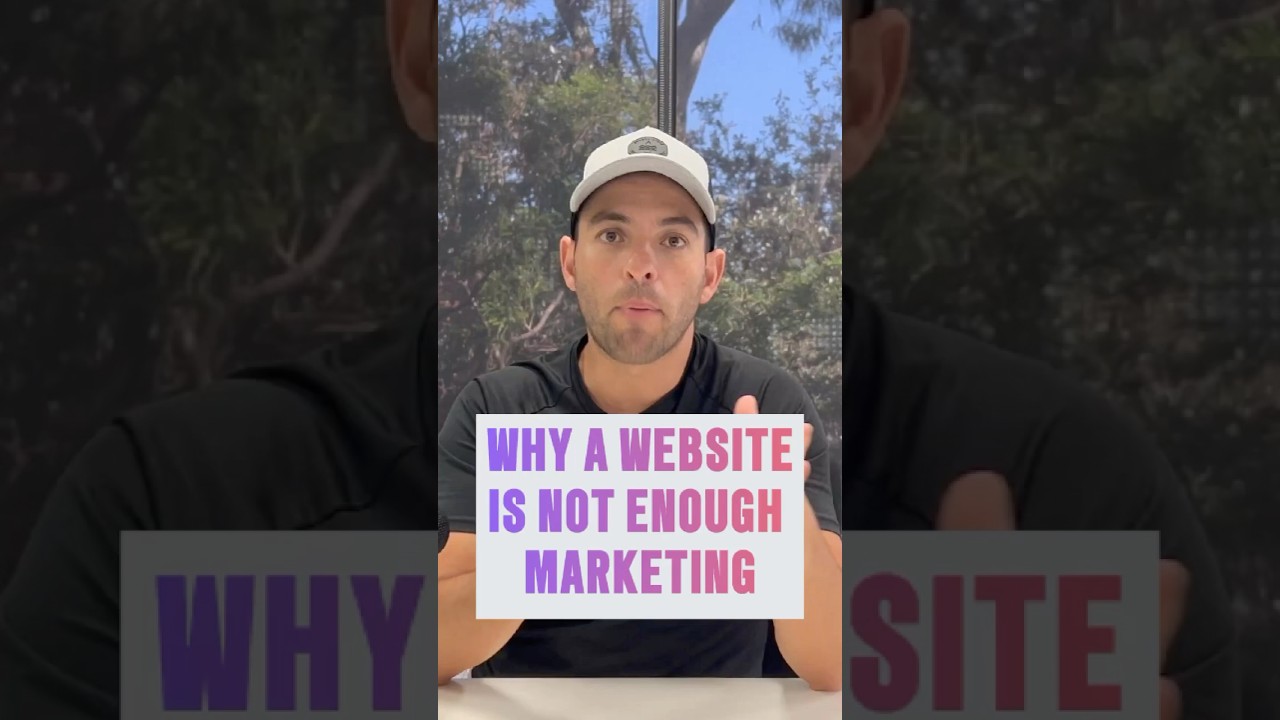 Why a website is not enough marketing