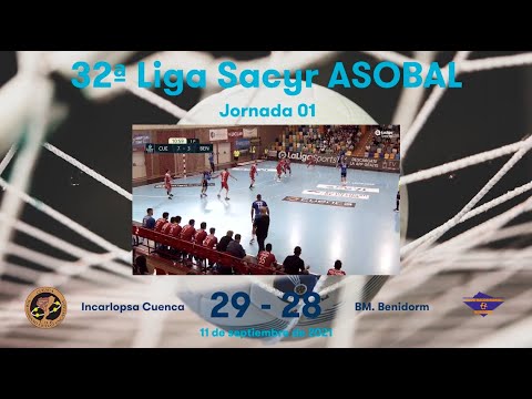32ª Liga Sacyr ASOBAL J01: Incarlopsa Cuenca - BM. Benidorm 29-28