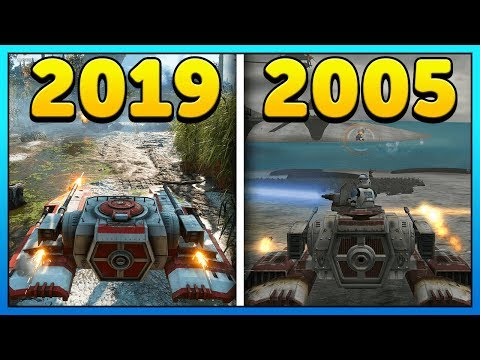 TX-130 Republic Tank 2019 vs 2005 Gameplay Comparison - Star Wars Battlefront 2