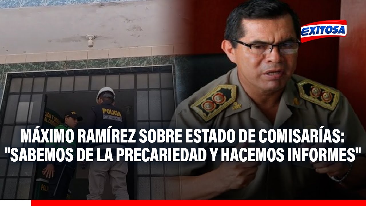 🔴🔵 Máximo Ramírez sobre estado de comisarías: "Sabemos de la precariedad y hacemos informes"