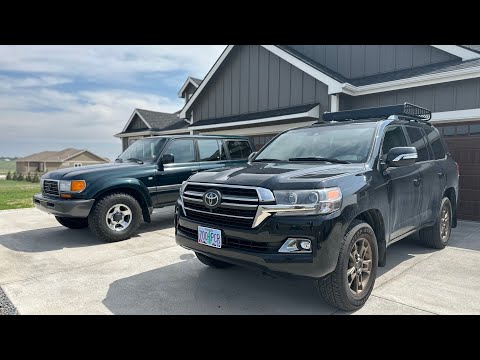 FATHER LIKE SON… Comparing my 80 Series and 200 Series Toyota Land Cruisers!