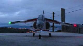 preview picture of video 'RC Alphajet EDF Asas de Portugal (wings of Portugal) with navegation lights'