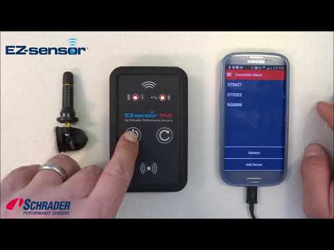 Program Schrader's EZ-sensor using Android Device for EZ-sensor Pad