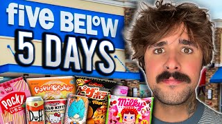 Eating ONLY 5 Below Food for 5 Days!
