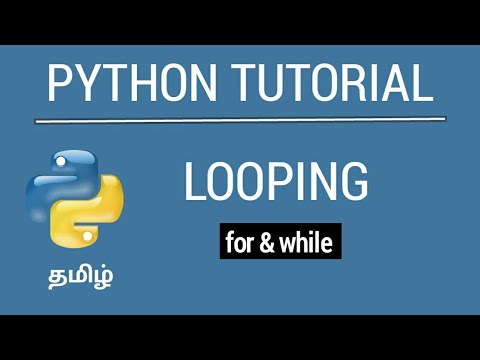 Python Looping Tamil Tutorial Icoding
