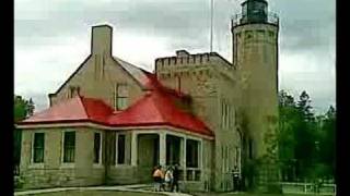 preview picture of video 'Old Mackinac Point Lighthouse  in Mackinaw City , Michigan'