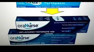 Oranurse Autism Friendly Toothpaste Repackaged