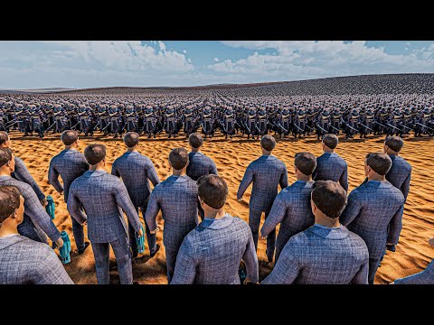 CAN 5000 NIKOLA TESLA STOP 1 MILLION MONGOLIAN SOLDIERS? - Ultimate Epic Battle Simulator 2 UEBS 2