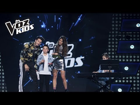 Juanse entrenó con Greeicy Rendón | La Voz Kids Colombia 2018