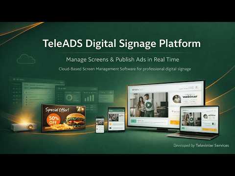 TeleADS Digital Signage System
