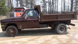 preview picture of video 'Orbidbit.com- MICHIGAN Complete Construction - 1982 Chevrolet Cheyenne 3500 Dump Truck Lot# 412387'