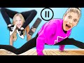 Dance Moms PAUSE Challenge w/ Lilly K! (Surprised by Abby Lee Miller) Rebecca Zamolo