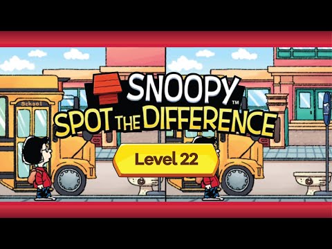 Snoopy Spot the Difference | Episode 2 | Level 22 | Next
