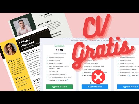 29 Mayo🆓 Descarga tu CV profesional de PAGA🤑 totalmente GRATIS en minutos 🆕2023 👌 Sin programas #cv