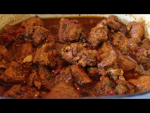 How To Make Stew Chicken in Stewed Tomato Sauce
