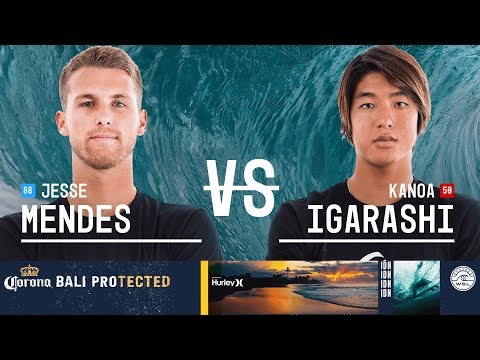 Kanoa Igarashi vs. Jesse Mendes - Round Two, Heat 9 - Corona Bali Protected 2018