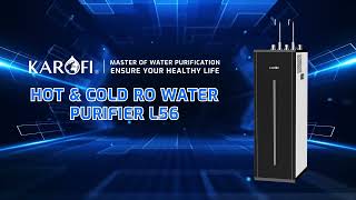 Installation of Hot and Cold Water Purifier Karofi KAD-L56