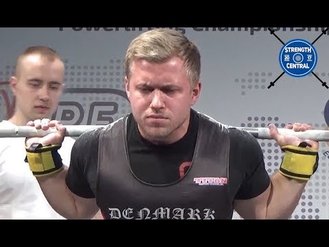 Matti Christensen - 2nd Place 74 Jr - EPF Classic Championships 2018 - 681 kg