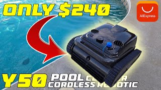 Testing the Aliexpress Y50: Is This Robotic Pool Cleaner a Hidden Gem?