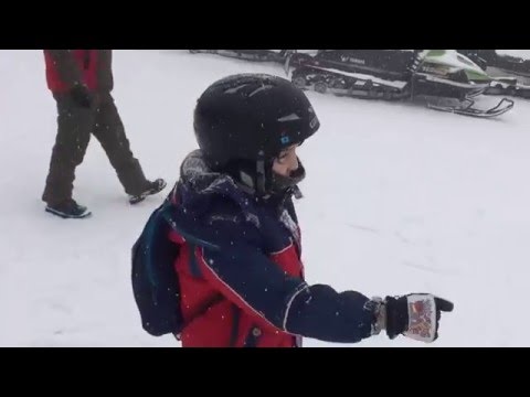 Kartepe Kayak Merkezi - Oğuzhan temel kayak tekniğini çabuk kavradı. :)
