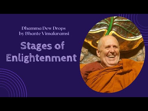 Dhamma Dew Drops: Stages of Enlightenment | ft. Bhante Vimalaramsi
