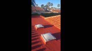 Pintura antigoteras en solarium