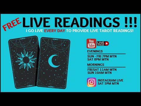 🌟FREE LIVE READINGS!🌟10.16.2022 7PM