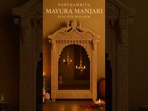 🦚 "Mayura Manjari – The Soul of Spaces, Sculpted in Tradition" #indiandecor#traditional #panchamrita