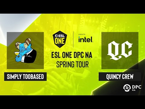 Dota2 - Quincy Crew vs simply TOOBASED - Game 2 - ESL One DPC NA Spring