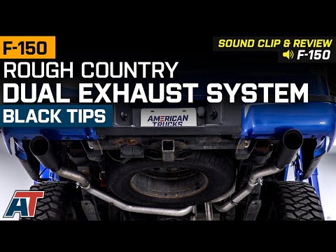 2011-2014 F150 5.0L V8 Rough Country Dual Exhaust System with Black Tips Sound Clip & Review