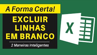 Como Excluir Linhas em Branco no Excel de Forma Inteligente | Passo a Passo