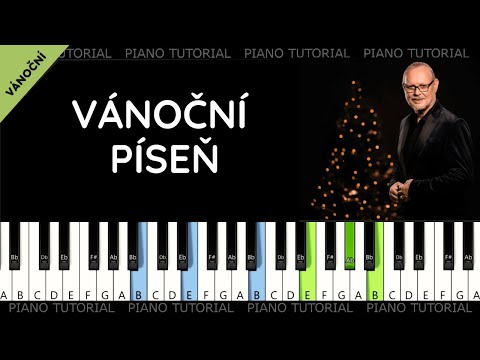 Vánoční píseň - Vašo Patejdl - Když draka bolí hlava (piano tutorial | klavír | akordy | czpísničky)