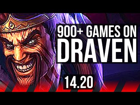DRAVEN vs VAYNE (TOP) | 900+ games | EUW Master | 14.20