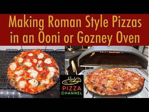 Making Thin Crust Roman Style Pizzas in an Ooni or Gozney