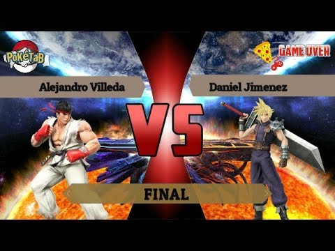 Alejandro Villeda VS Daniel Jimenez - FINAL Segundo Torneo Smash Bros WiiU GAME OVER | POKETAB.MX