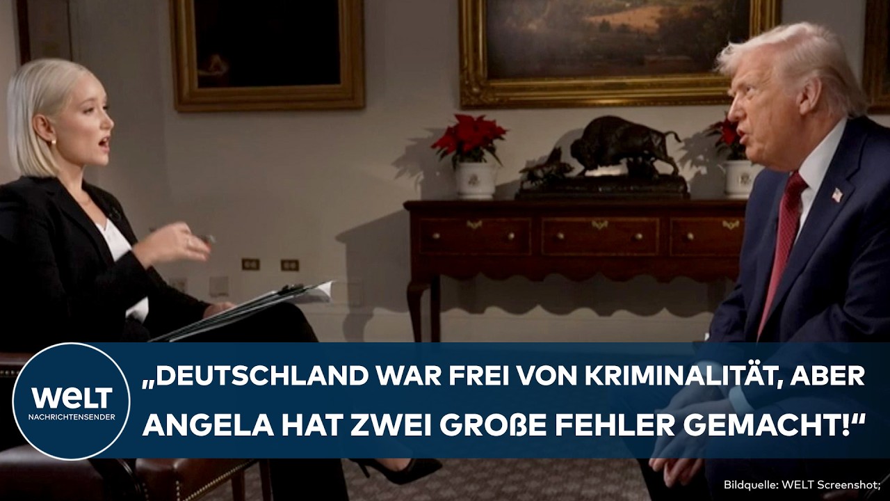 USA: Merkel? „Angela hat zwei große Fehler gemacht!“ Donald Trump im exklusiven Politico-Interview