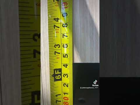 Measuring for A New Fridge