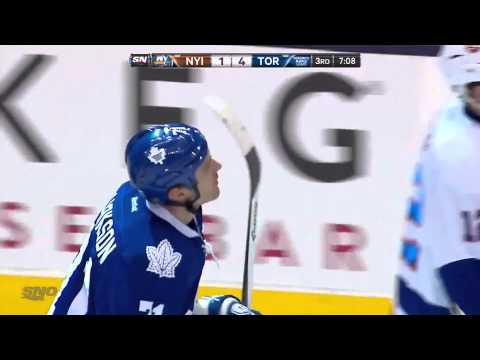 Clarkson's First as a Leaf 4-1 Goal - Islanders vs Maple Leafs (Nov 19, 2013)